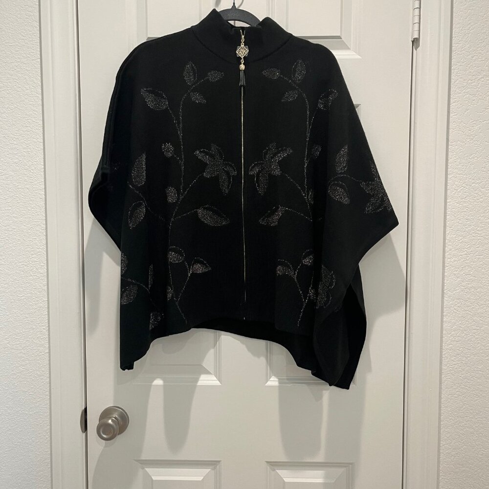 Anne Klein Black Cape